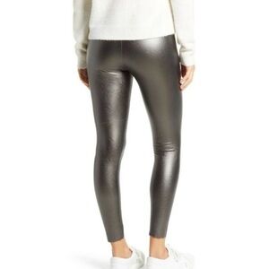 Metallic Gray Women's Leggings